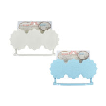 Porte-serviettes à ventouse avec motif foncé