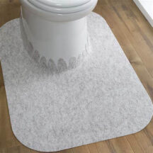 Housse de siège de toilette lavable en marbre