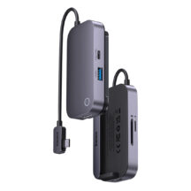 Adaptateur Hub Baseus PadJoy 6 ports Type-C, gris foncé