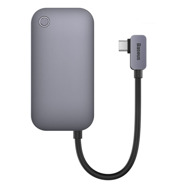 Adaptateur Hub Baseus PadJoy 6 ports Type-C, gris foncé – Image 2