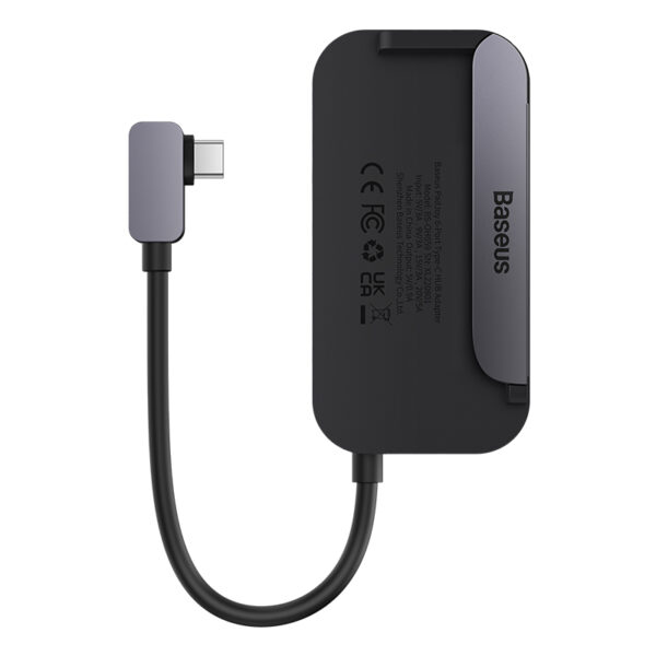 Adaptateur Hub Baseus PadJoy 6 ports Type-C, gris foncé – Image 3