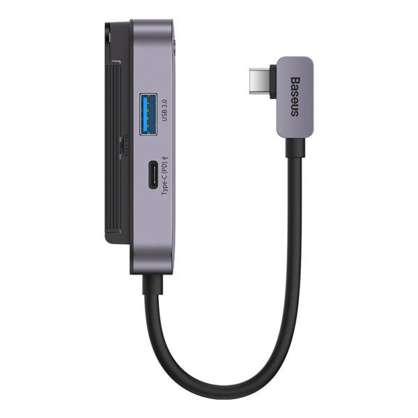 Adaptateur Hub Baseus PadJoy 6 ports Type-C, gris foncé – Image 4