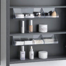 Boîte de rangement inclinée pour armoire à miroir