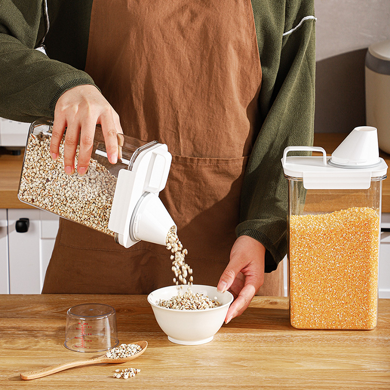 Bocal à grains avec verre doseur 1800 ml - 图片 5