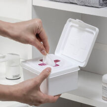 Boîte rangement masques & lingettes humides S