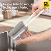 Brosse éponge à double tête