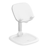 Support tablette bureau Baseus alu blanc pliable