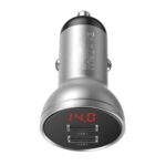 Baseus Chargeur Voiture 2xUSB 24W Argent