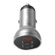 Baseus Chargeur Voiture 2xUSB 24W Argent