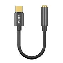 Baseus Adaptateur Type-C vers Jack 3,5mm L54 Noir
