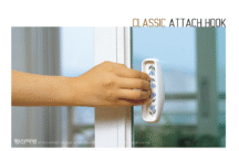 Poignées de fenêtre autocollantes, lot de 2
