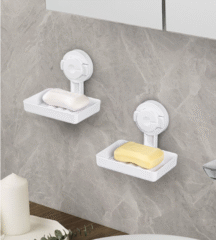 Porte-savon à ventouse à une fente (avec carte détachable) (breveté)