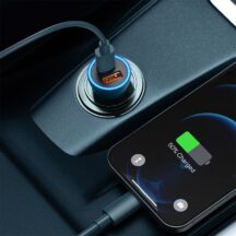Baseus Chargeur Voiture 2xUSB 60W Gris Foncé